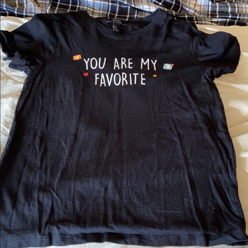 Black t-shirt